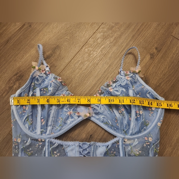 For Love and Lemons Victoria's Secret VS Bell Bow Bustier 38C - Picture 9 of 13